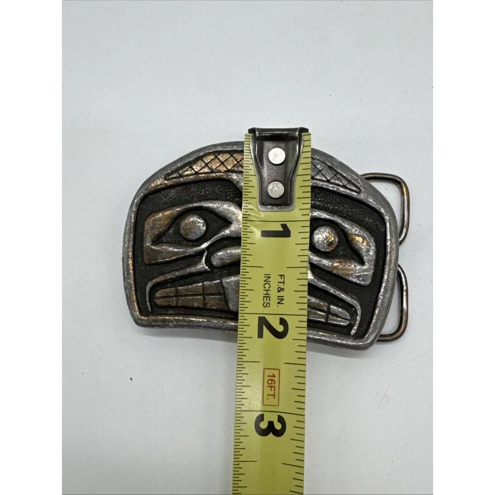 Vtg 1981 Siskiyou Belt Buckle The Beaver RARE Beautiful Patina‎